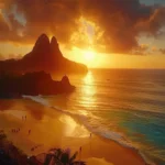 Praia da Conceição em Fernando de Noronha