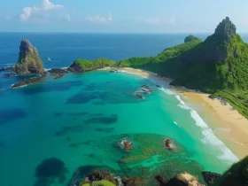 Praia do Leão em Fernando de Noronha