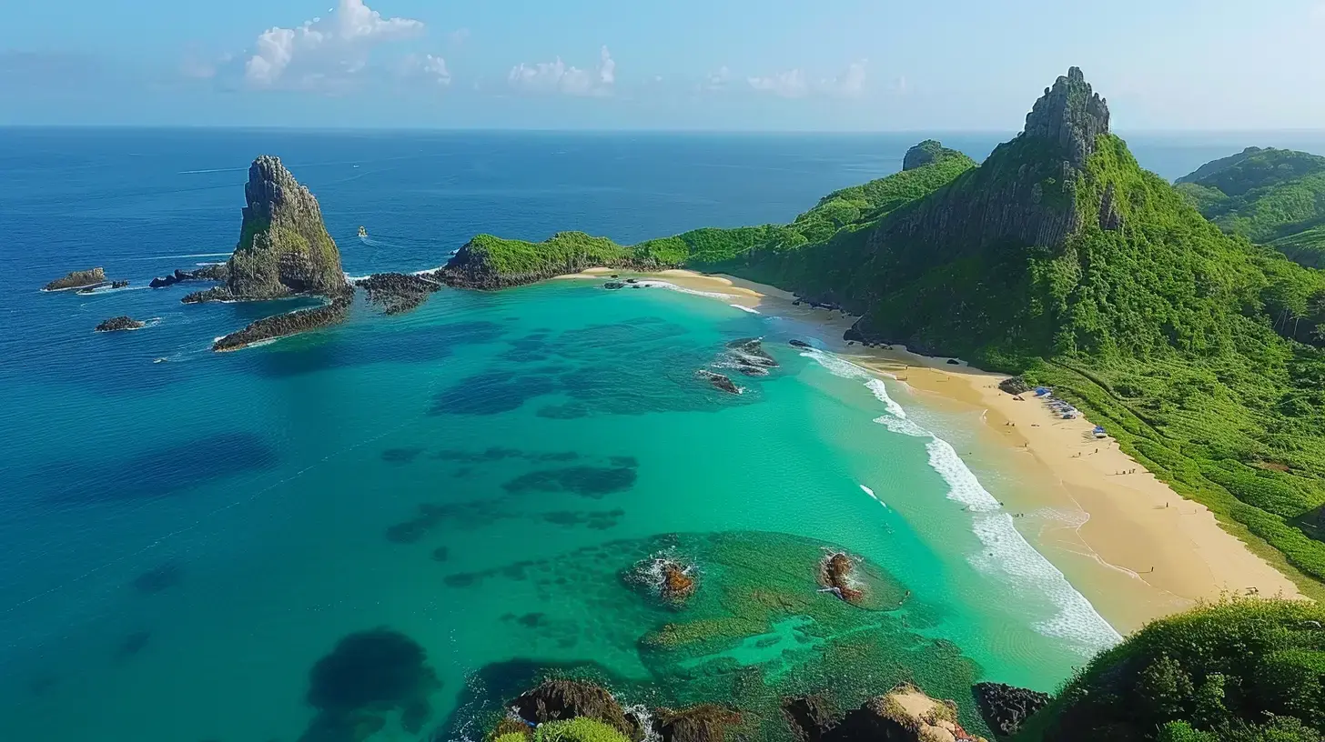 Praia do Leão em Fernando de Noronha