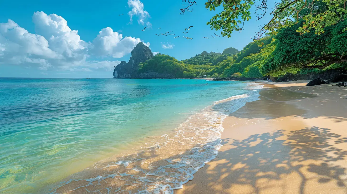 Praia do Meio em Fernando de noronha