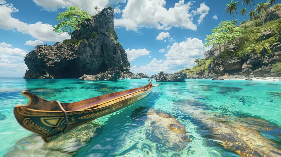 Explore as águas de Fernando de Noronha em uma Canoa Havaiana