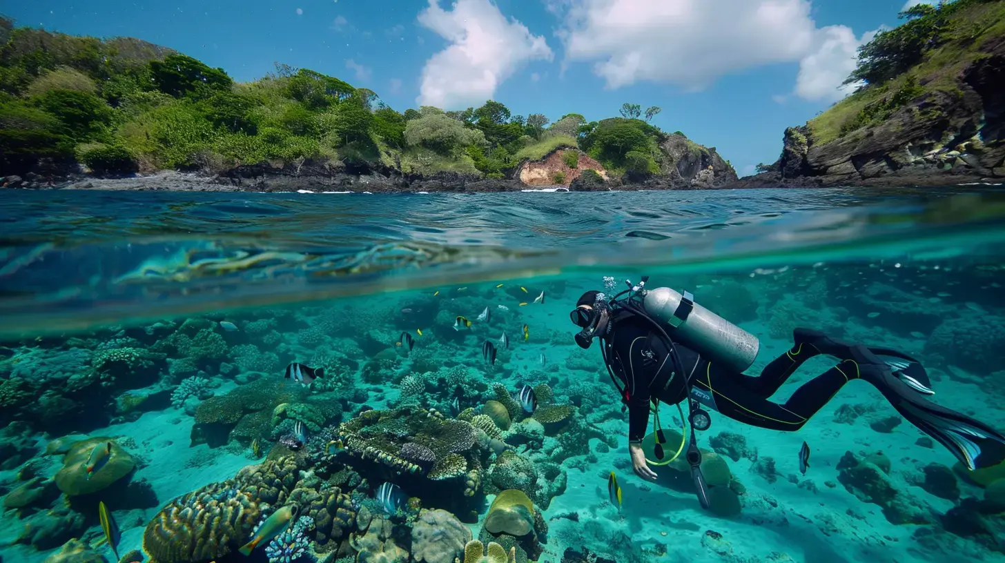 Mergulho com cilindro em Fernando de Noronha