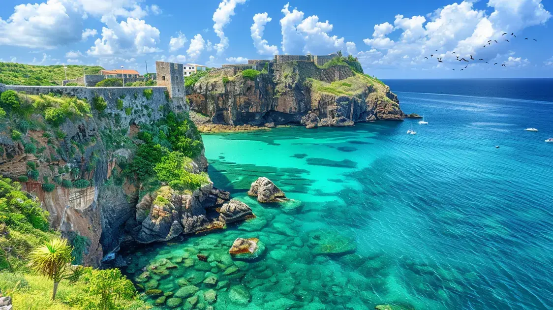 Mirante do Fortinho: admirando o mar de águas cristalinas em Fernando de Noronha